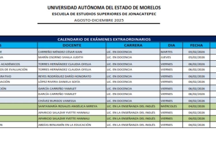 Calendario